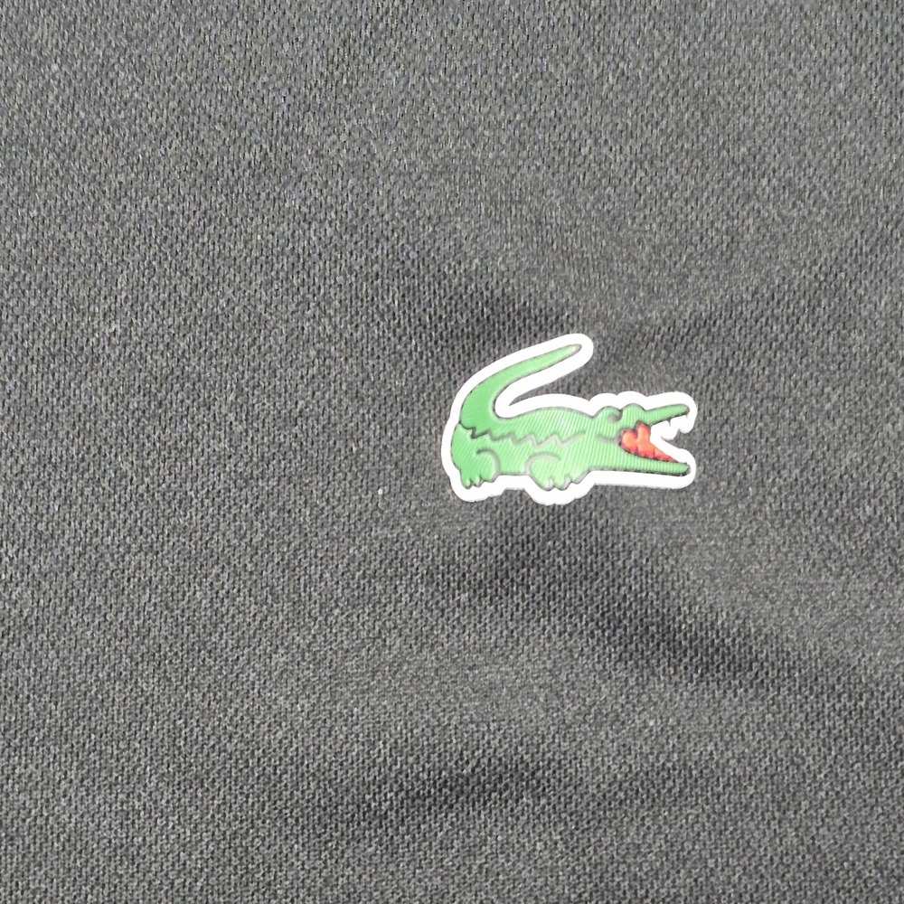 Lacoste Sport Polo Shirt Mens XL Black Blue White Colorblock Performance - Picture 4 of 16